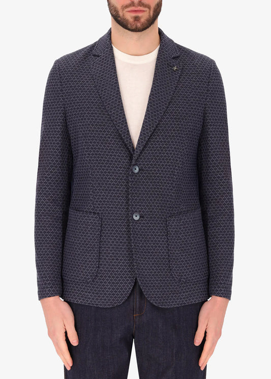 A front facing image of a model wearing Distretto 12 Jacket Gallia.