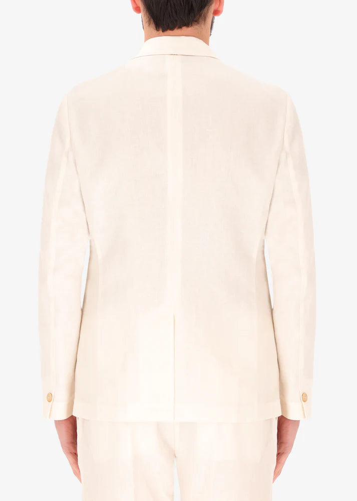 DISTRETTO 12 – LINEN BLEND DOUBLE BREASTED JACKET CERTO