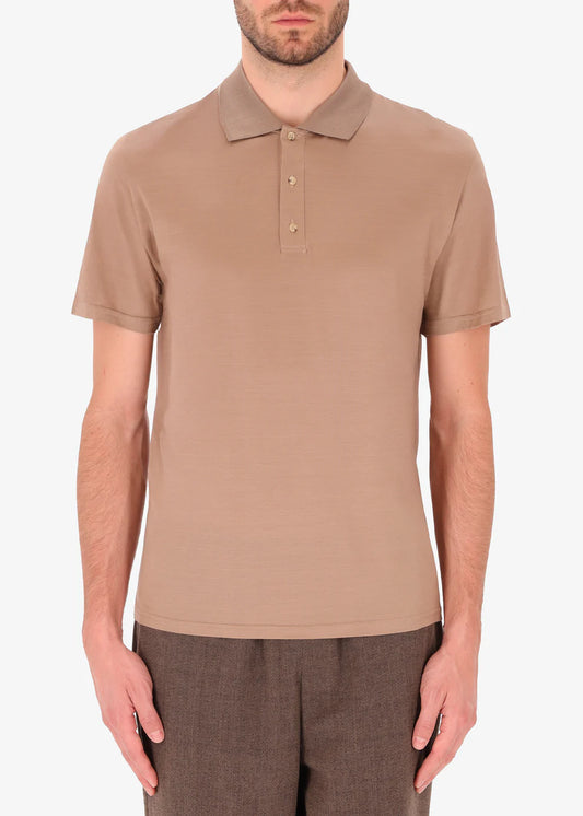 DISTRETTO 12 – MAKO COTTON FIL D’ÉCOSSE POLO SCOT BROWN