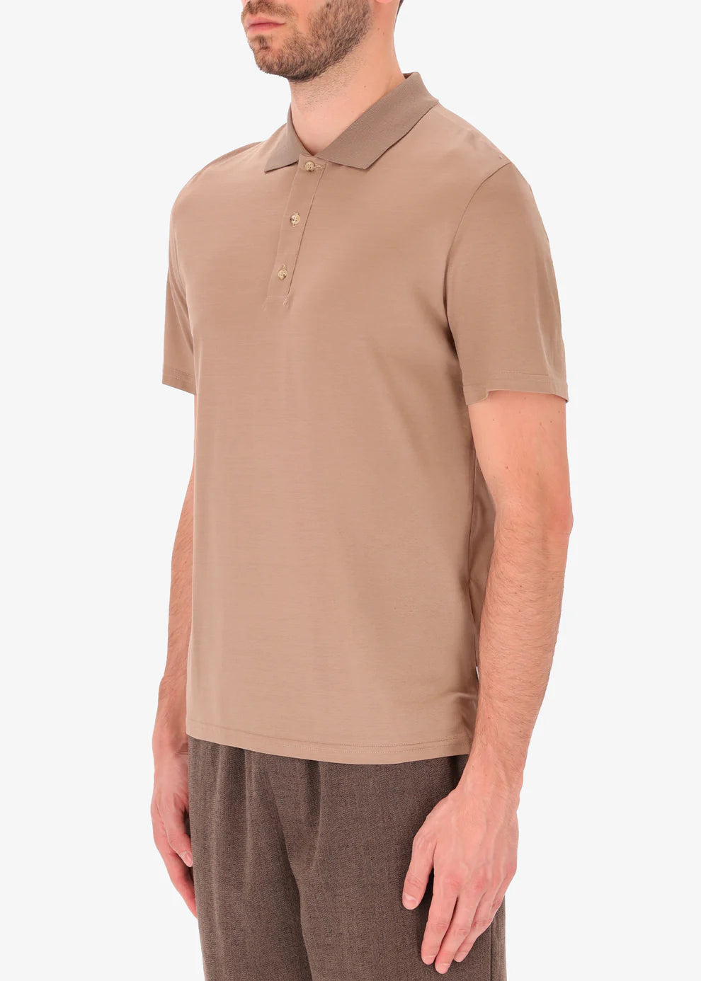 DISTRETTO 12 – MAKO COTTON FIL D’ÉCOSSE POLO SCOT BROWN