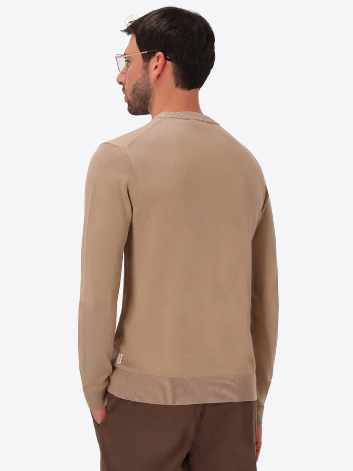 DISTRETTO 12 - TECHNICAL COTTON-BLEND CREWNECK PERUGINO