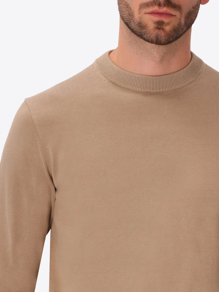 DISTRETTO 12 - TECHNICAL COTTON-BLEND CREWNECK PERUGINO
