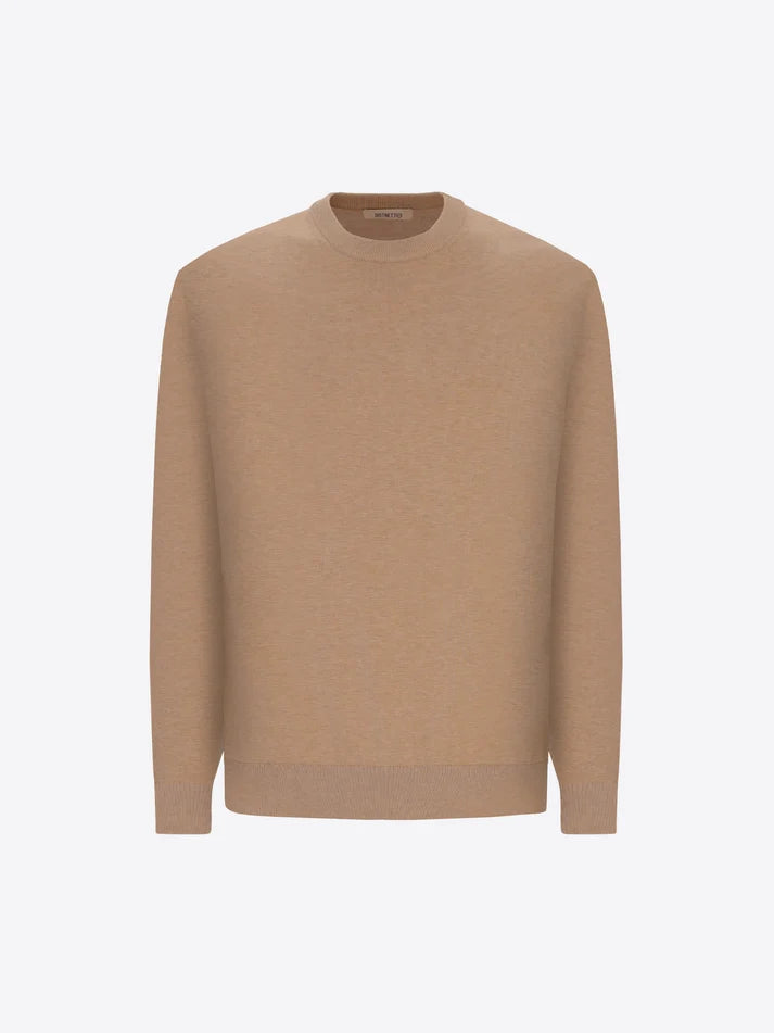 DISTRETTO 12 - TECHNICAL COTTON-BLEND CREWNECK PERUGINO
