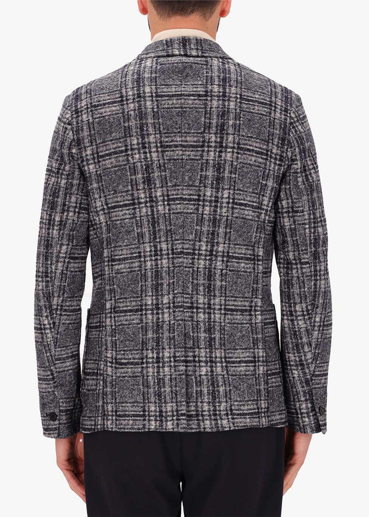 Distretto 12 – TWO-TONE TARTAN BOILED WOOL OSEA JACKET