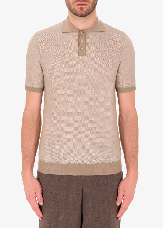 DISTRETTO 12 - VANISÉ CRÊPE COTTON POLO BARGA