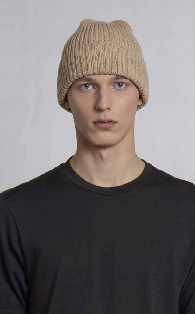 WOOL&CO - CASHMERE MERINO BLEND BEANIE HAT