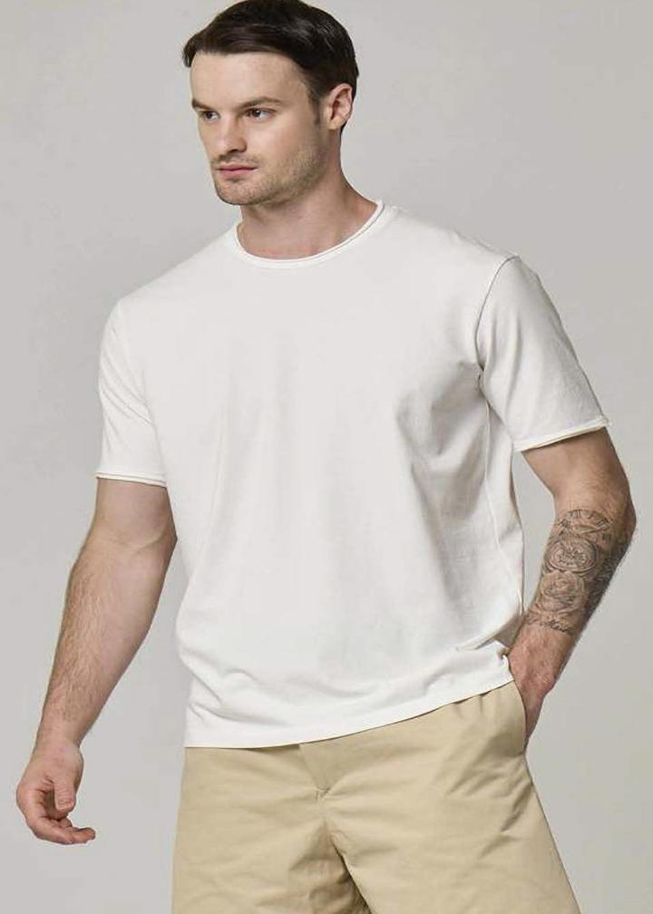 WOOL&CO - SHORT SLEEVES CREW NECK T-SHIRT