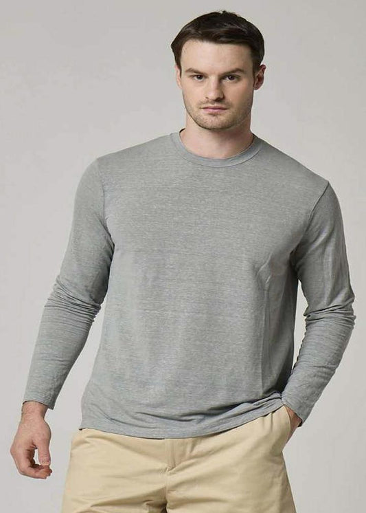 WOOL&CO - LONG SLEEVED CREW NECK T-SHIRT