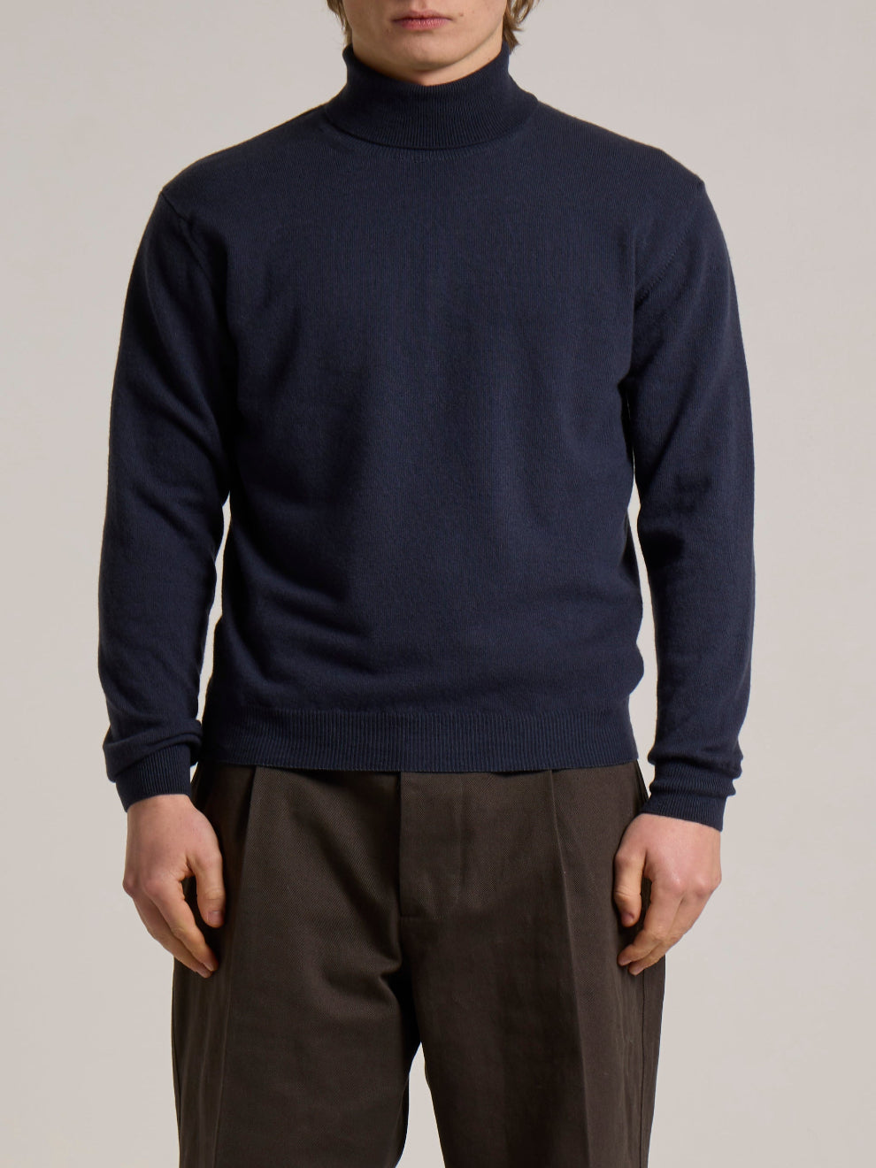 WOOL&CO – EXTRAFINE VIRGIN MERINOS WOOL TURTLE NECK SWEATER