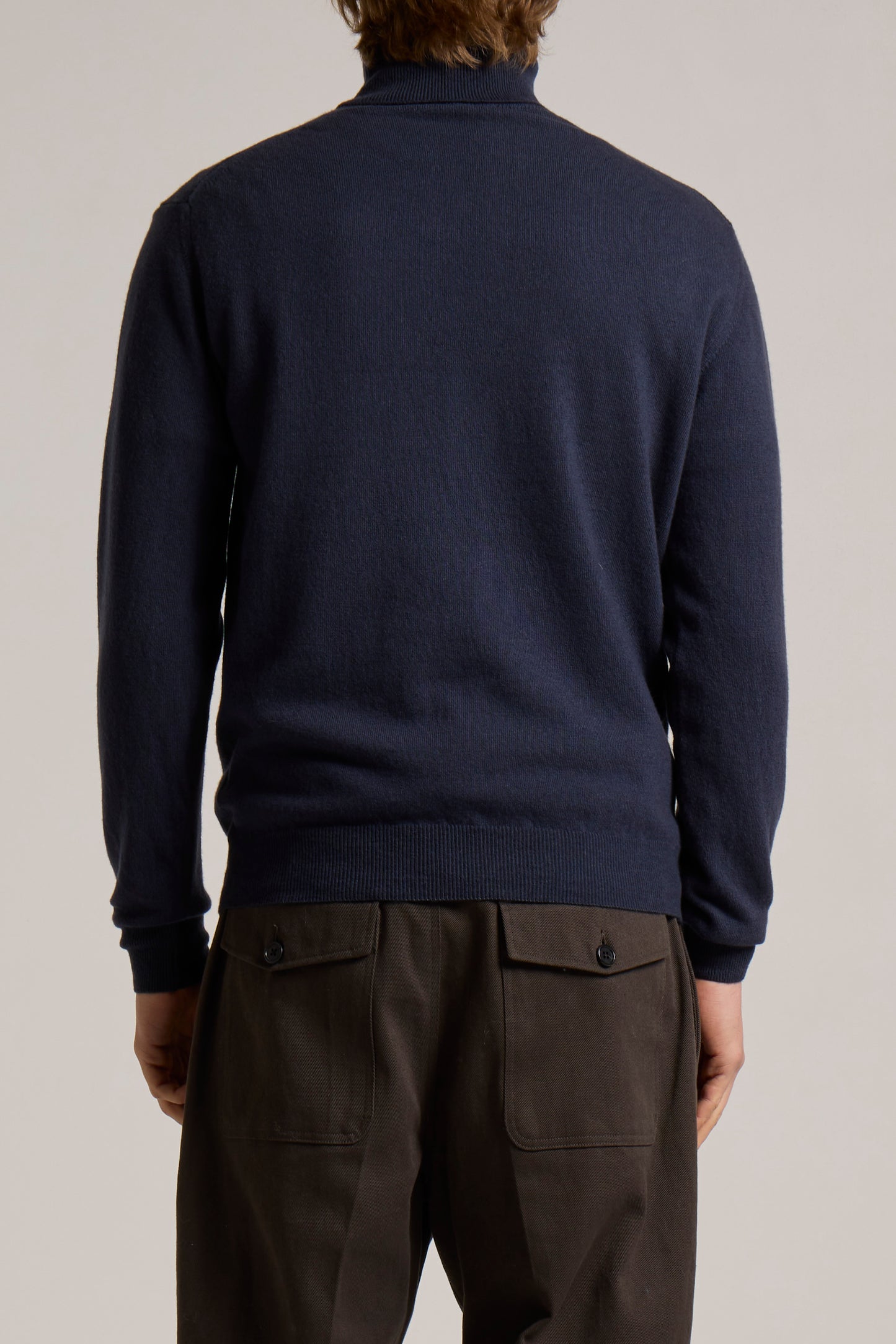 WOOL&CO – EXTRAFINE VIRGIN MERINOS WOOL TURTLE NECK SWEATER