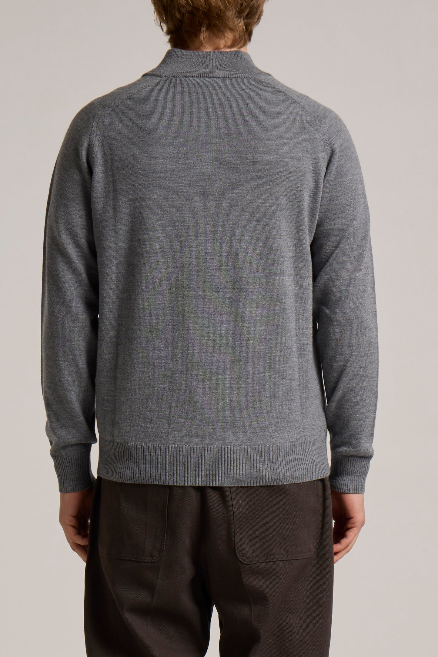 WOOL&CO – EXTRAFINE MERINO WOOL HALF NECK SWEATER