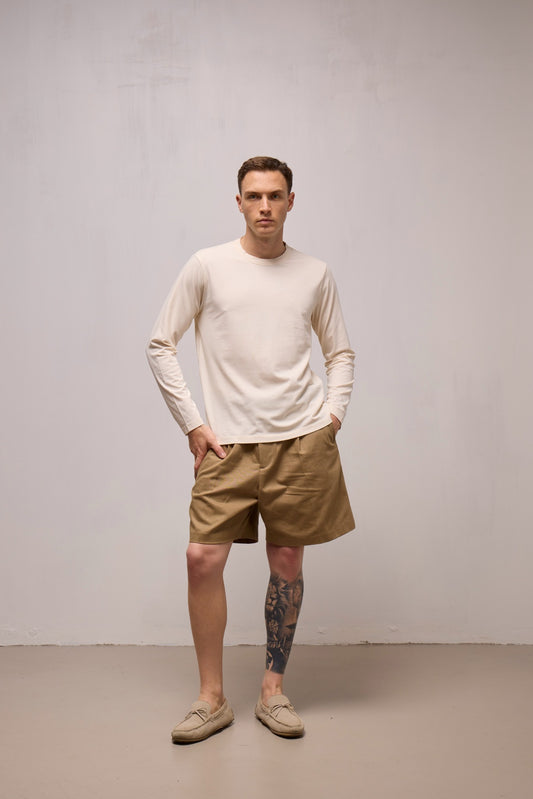 WOOL&CO – LONG SLEEVES CREWNECK T-SHIRT
