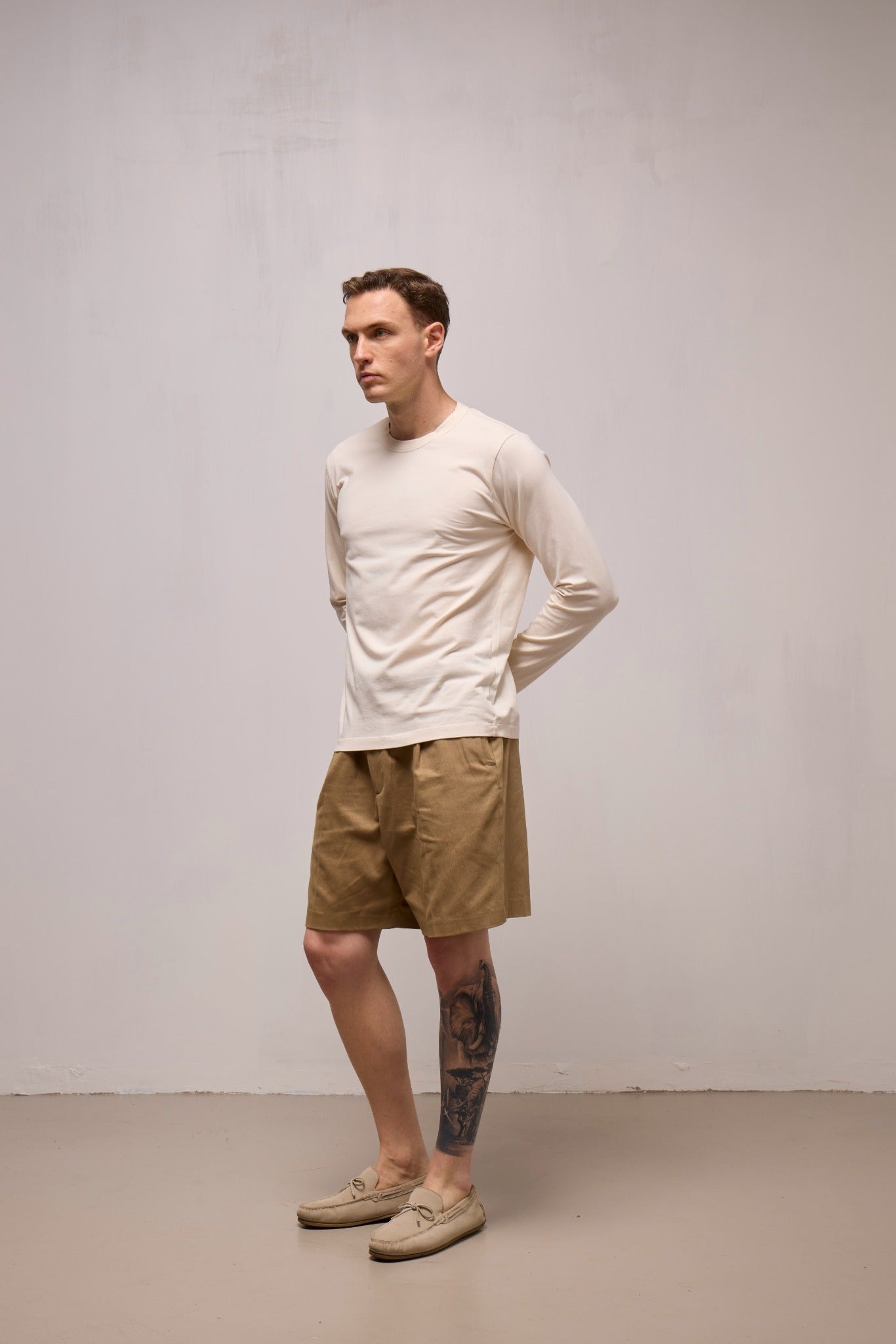 WOOL&CO – LONG SLEEVES CREWNECK T-SHIRT