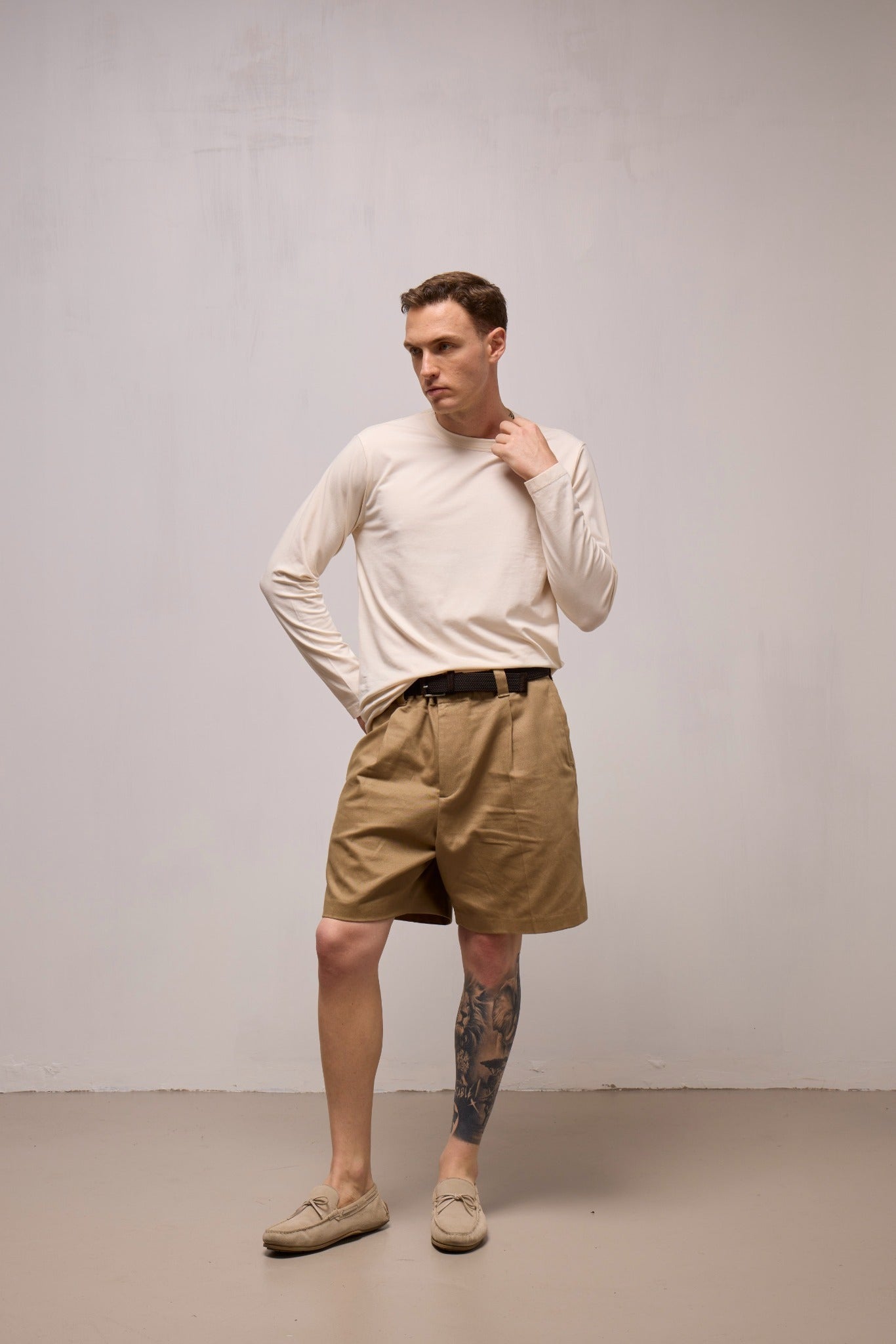 WOOL&CO – LONG SLEEVES CREWNECK T-SHIRT