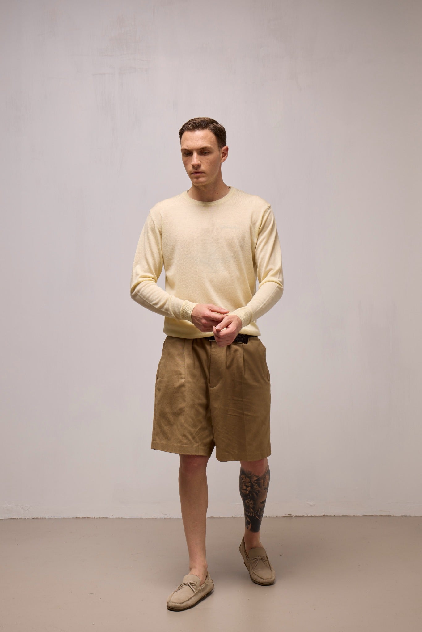 WOOL&CO – MERINO WOOL CREWNECK SWEATER