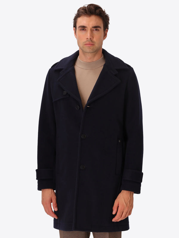 DISTRETTO 12 – WOOL BLEND TRENCH COAT MANCHESTER