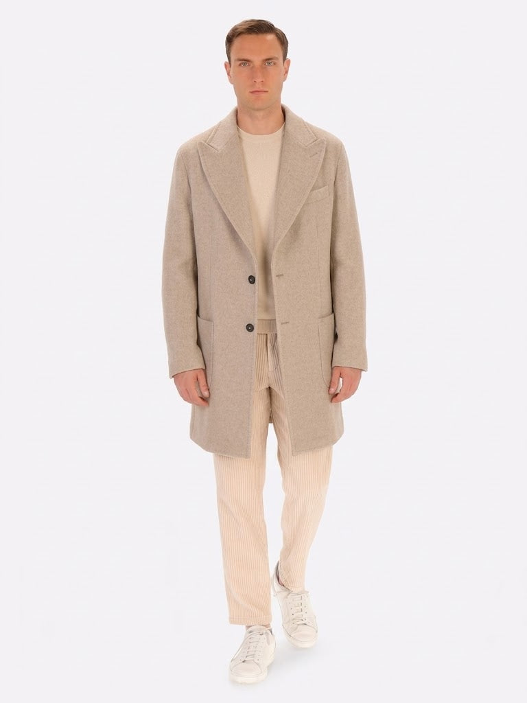 ROBERTO PEPE LUXURY - SUPER SOFT WOOL COAT