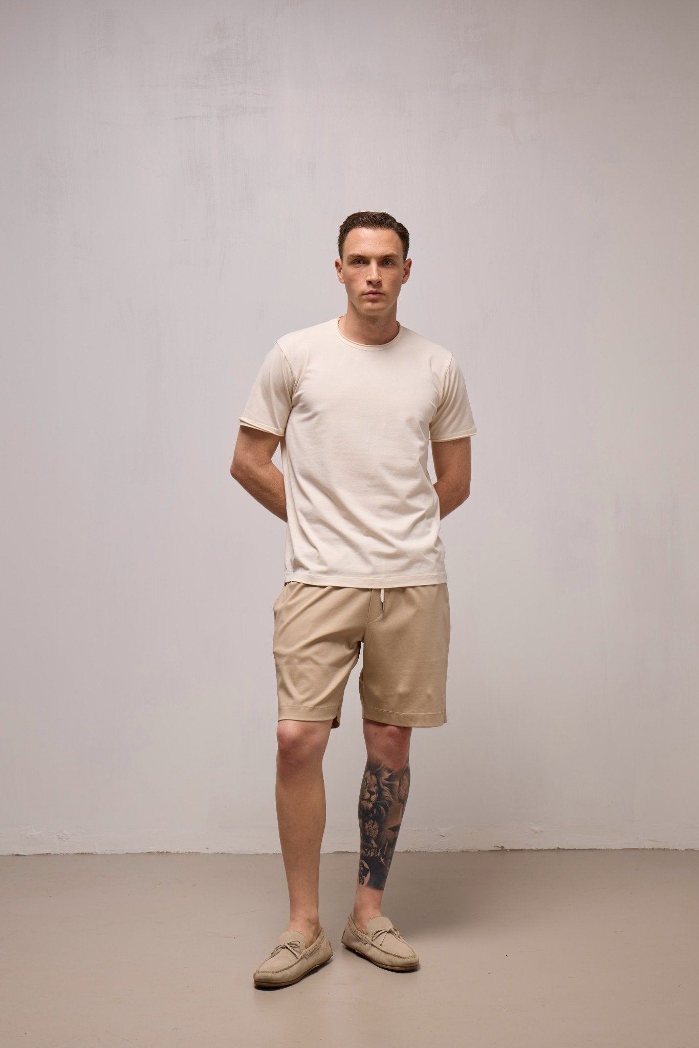 WOOL&CO – SHORT SLEEVES CREWNECK T-SHIRT