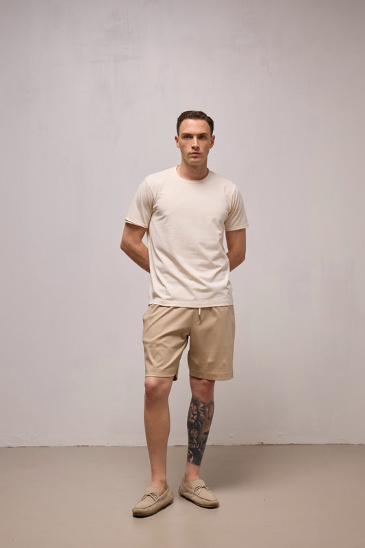 WOOL&CO – SHORT SLEEVES CREWNECK T-SHIRT
