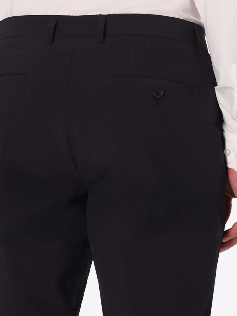 DISTRETTO12 – STRIPED SUPER-COMFORT TAILORING TROUSERS CARRUBO