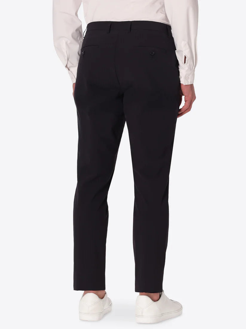 DISTRETTO12 – STRIPED SUPER-COMFORT TAILORING TROUSERS CARRUBO