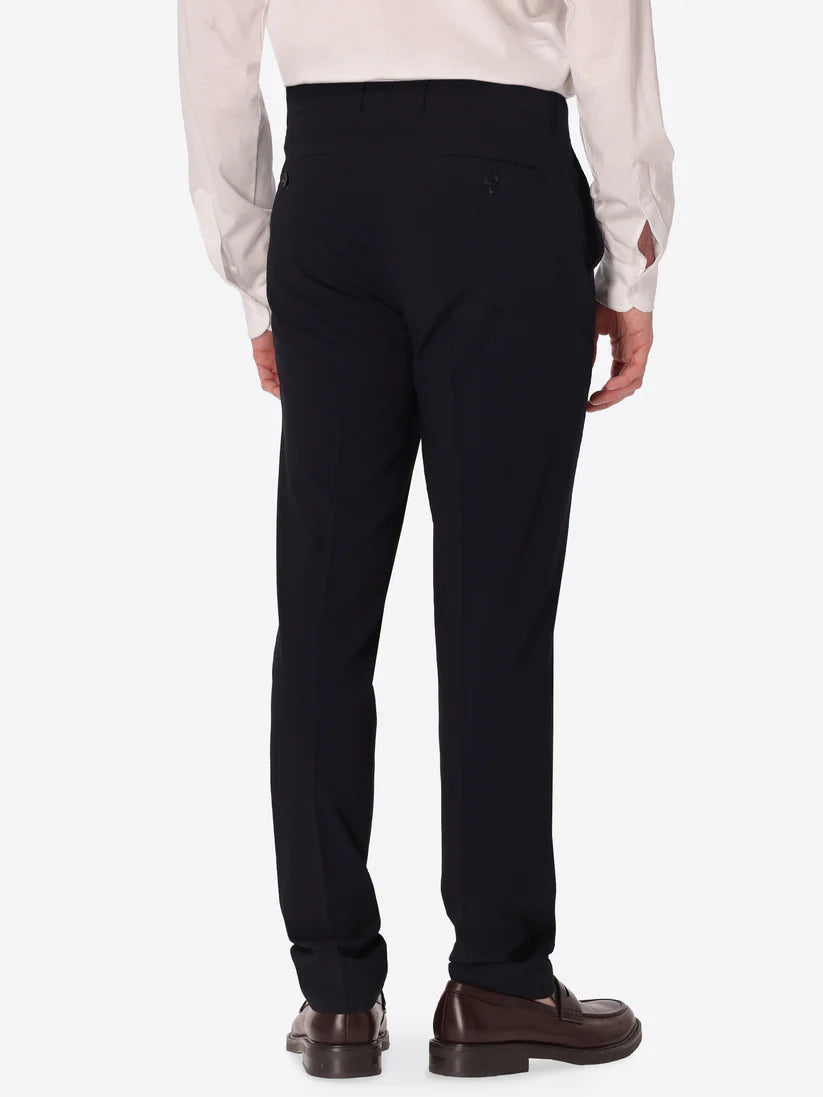 DISTRETTO 12 – TAILORING TROUSERS FIRENZE IN SUPER-COMFORT EMBOSSED STRIPED FABRIC